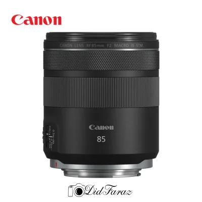 لنز عکاسی لنز بدون اینه لنز کانن canon rf85mm f2 macro