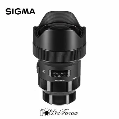 سیگما لنز سیگما لنز عکاسی لنز فیلمبرداری لنز آرت لنز فیکس sigma 14mm dg hsm f1.4 for sony