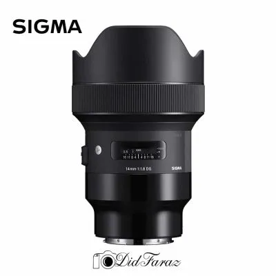 سیگما لنز سیگما لنز عکاسی لنز فیلمبرداری لنز آرت لنز فیکس sigma 14mm dg hsm f1.4 for sony