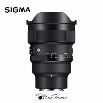 سیگما لنز سیگما لنز عکاسی لنز فیلمبرداری لنز آرت لنز فیکس sigma 14mm dg dn f1.4